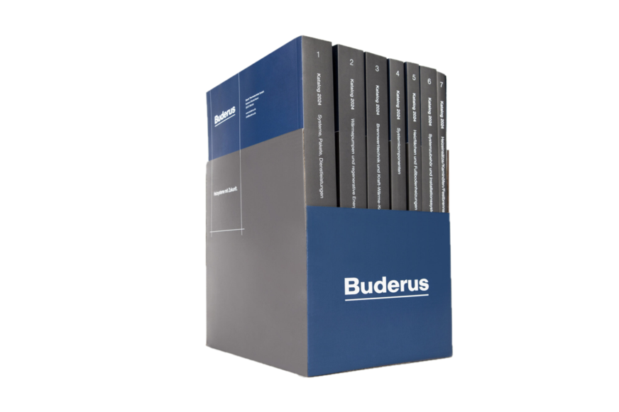 Der Buderus-Katalog 2024 enthält alle aktuellen Produkte und Dienstleistungen von Buderus in 7 Teilen. Er ist auch als PDF und ePaper erhältlich.