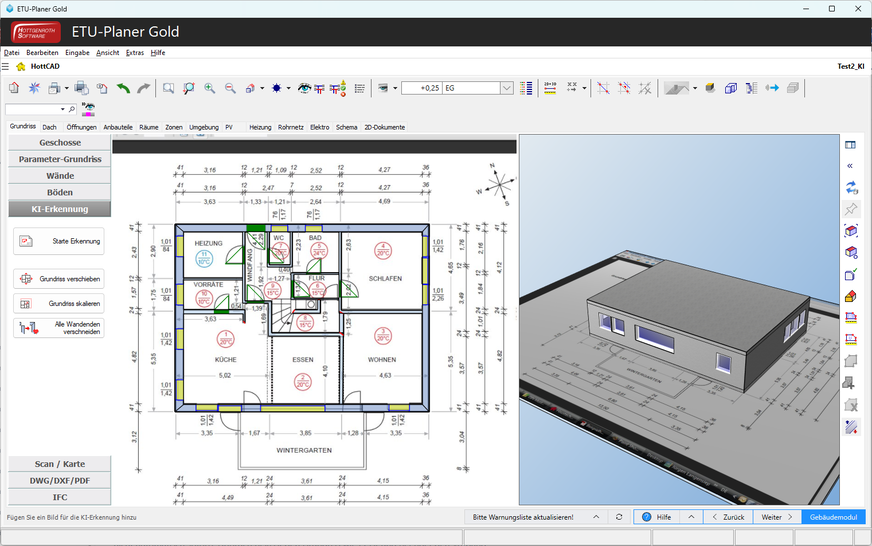 Hottgenroth: Hott-KI im Einsatz in der Software ETU-Planer.